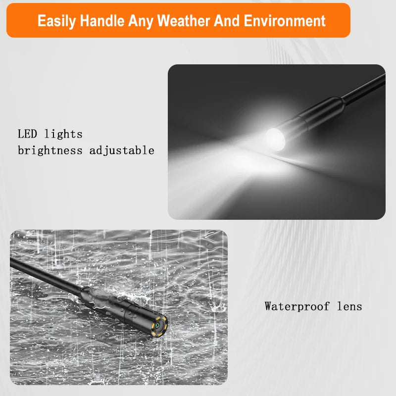 1080P Endoscope Camera with 4.3" Screen & Rigid Cable