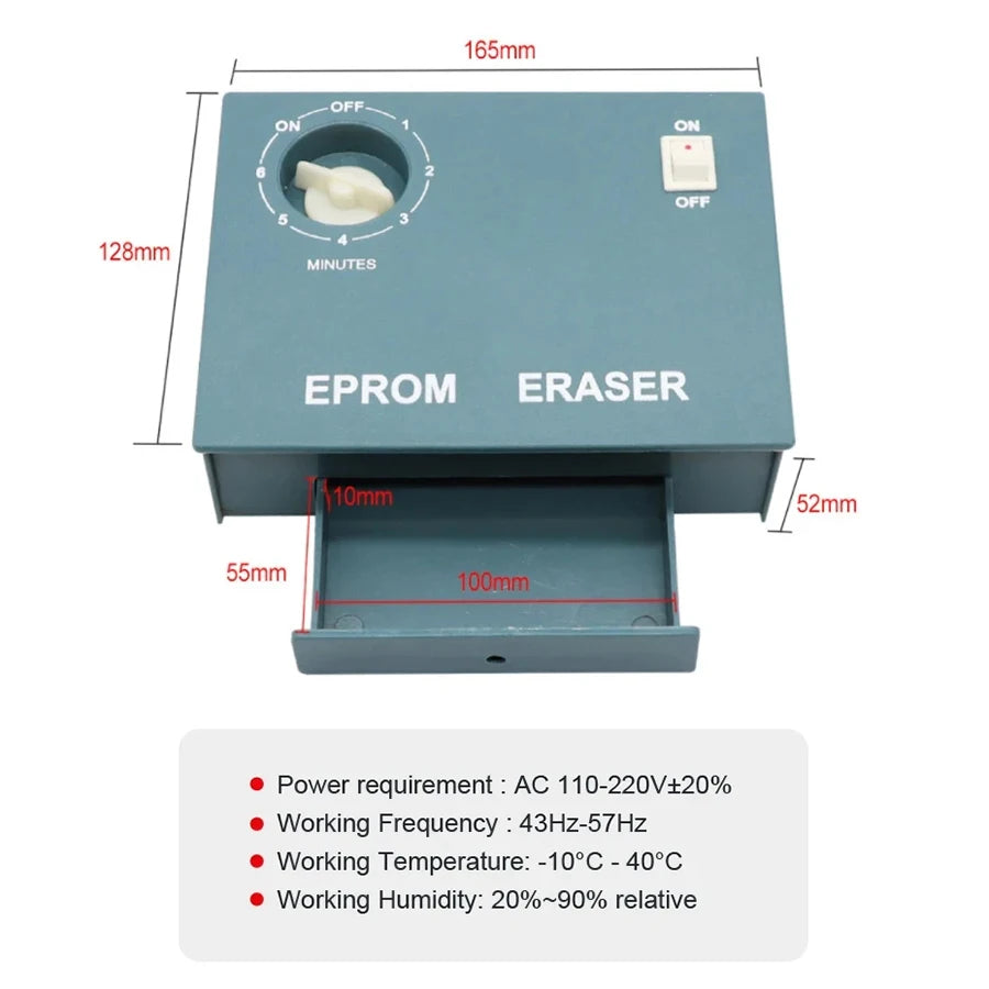 Tijdgeschakeld UV EPROM-eraser