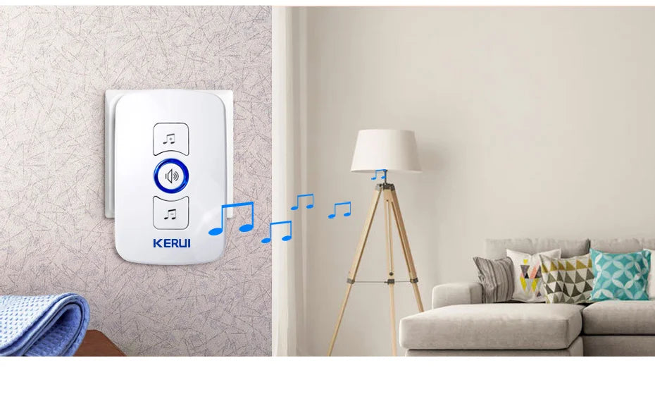 KERUI Wireless Door Sensor Doorbell with 60 Chimes, 500ft Range