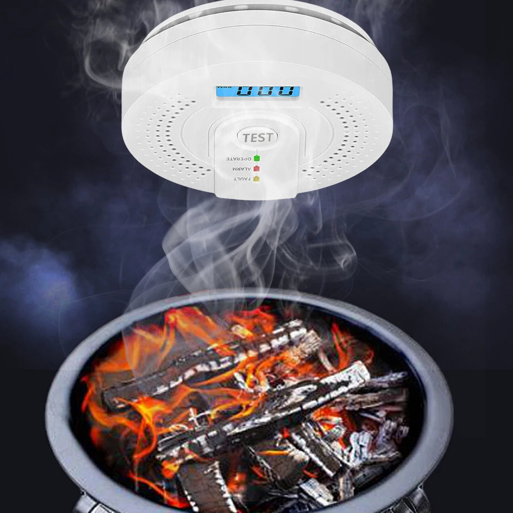 Digital Carbon Monoxide Alarm with Status Light