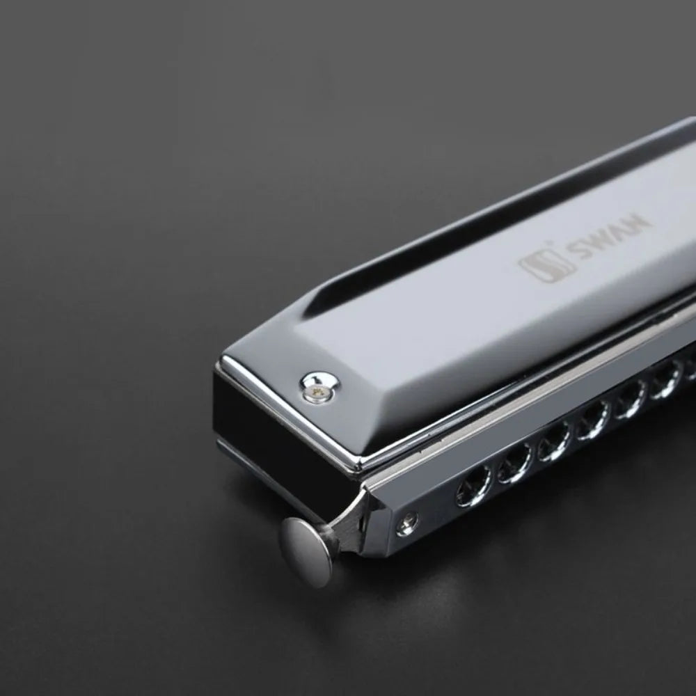 هارمونيكا كروماتيكية C-Key – 10 إلى 16 ثقباً