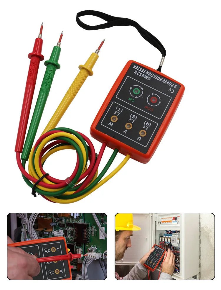 SM852B Drie-fasen-Volgorde Tester