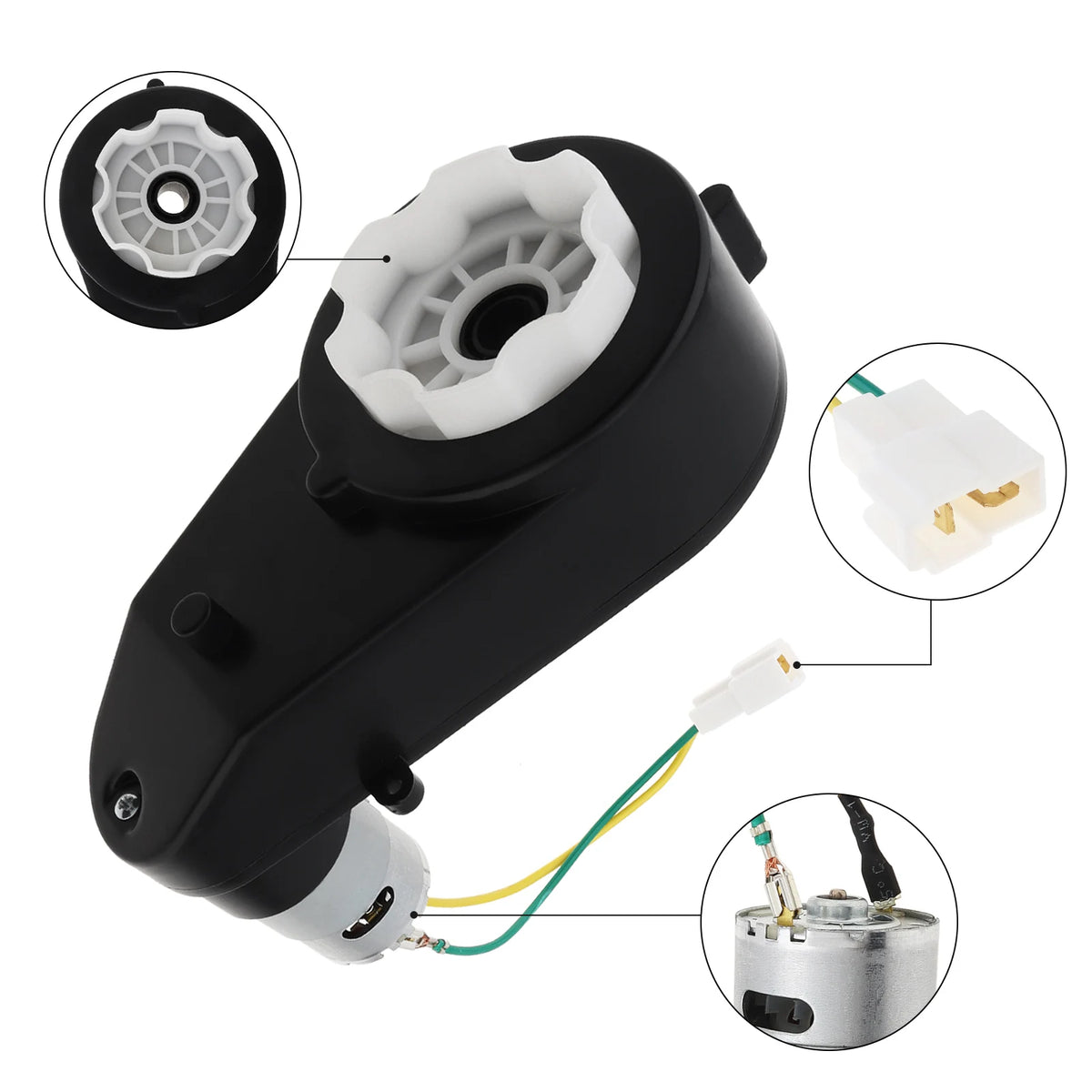 RS555-Getriebemotor 24 V für Kinder-Elektroautos