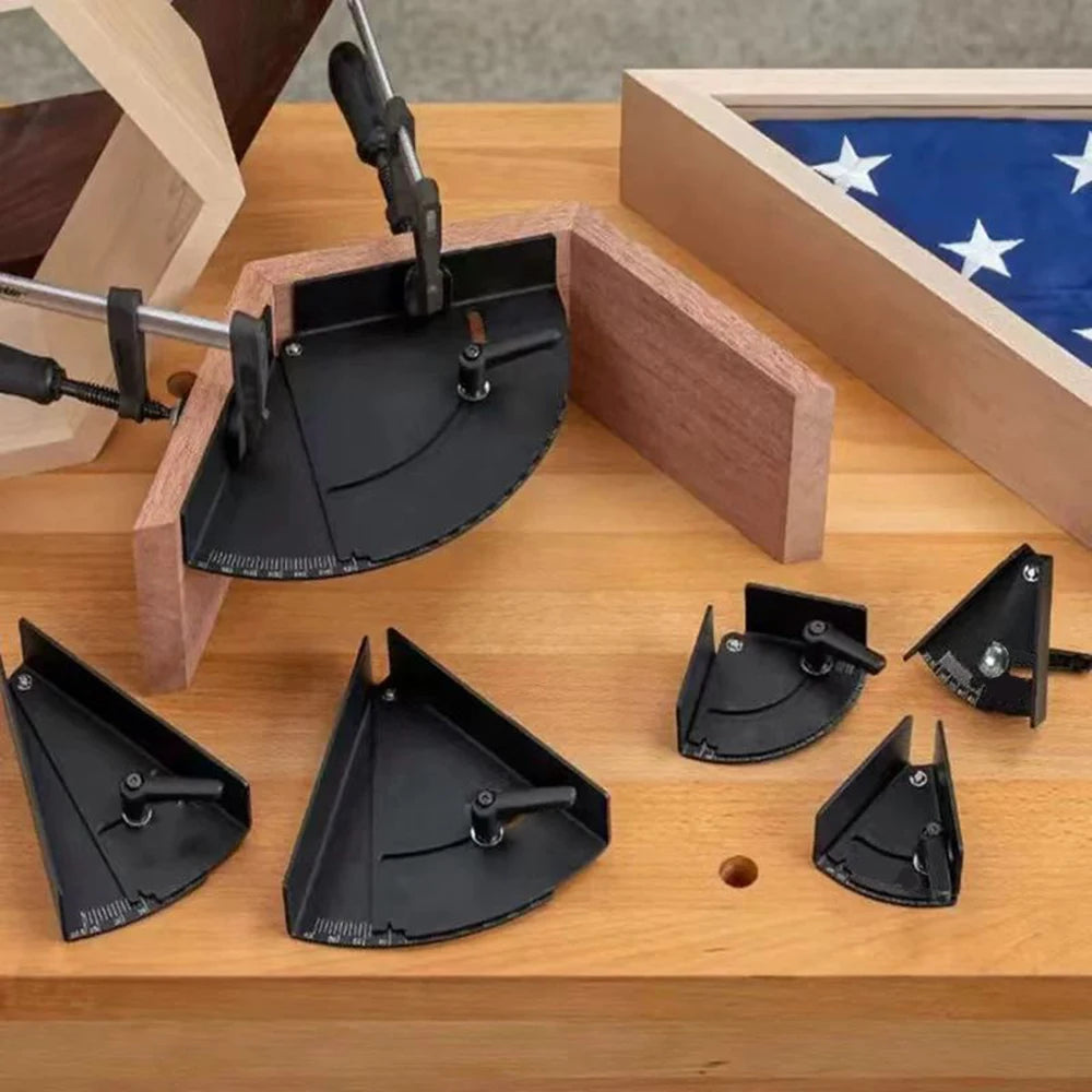 Adjustable Woodworking Angle Guide, 45°, 90° or 180° Options