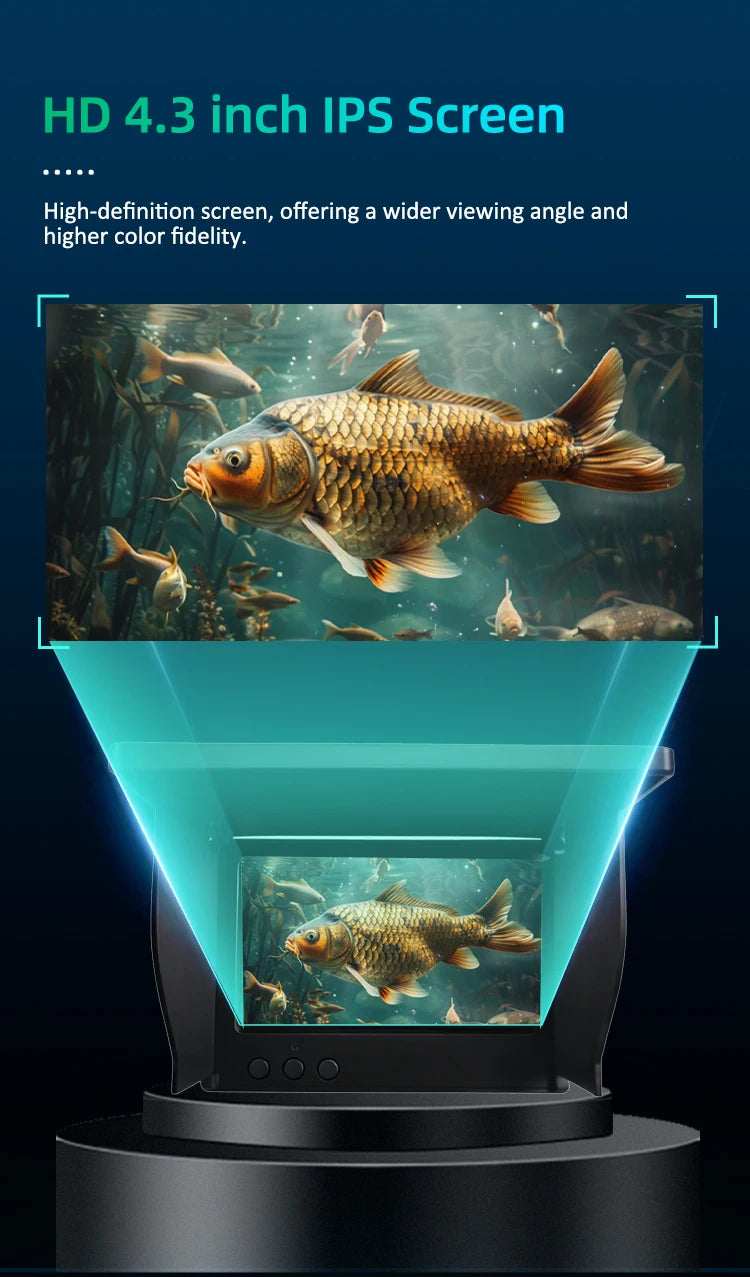 1080P Underwater Fishing Camera with 4.3-Inch LCD