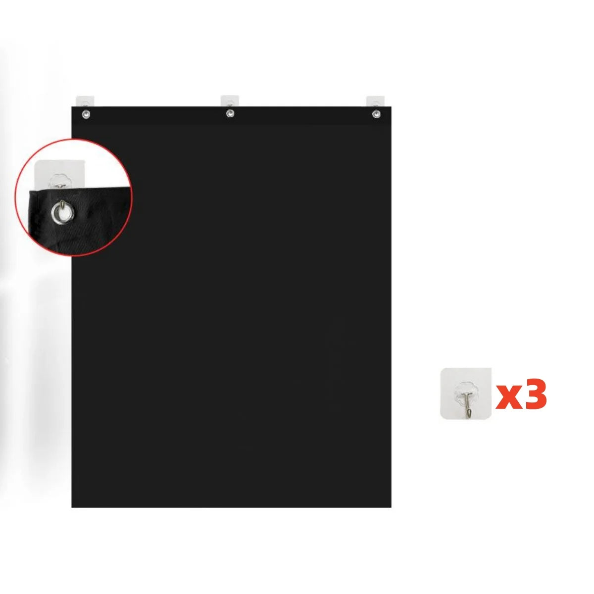 Solid-Colour Photography Backdrop, Size Options