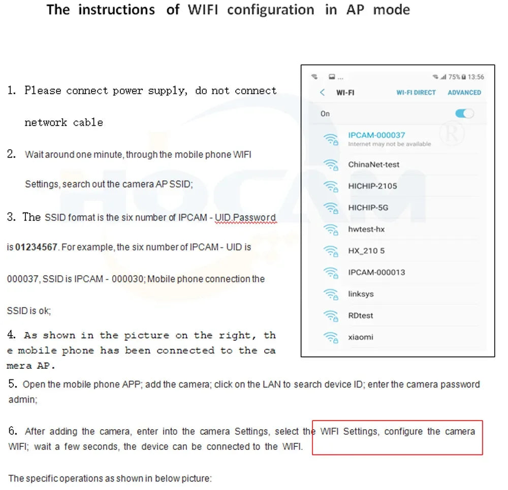 Mini WiFi IP-kamera med bevægelsesgenkendelse og SD-kortplads