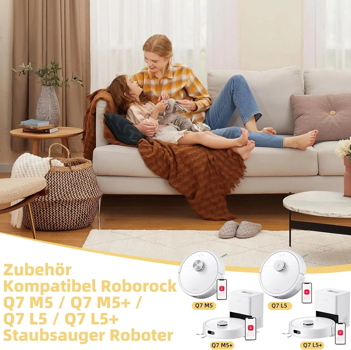 Replacement Accessory Kits for Selected Roborock Q7/Q8
