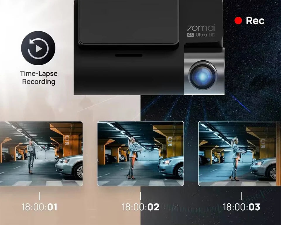 4K Dash Cam with GPS, ADAS, 24H Parking Surveillance and 4G LTE Support