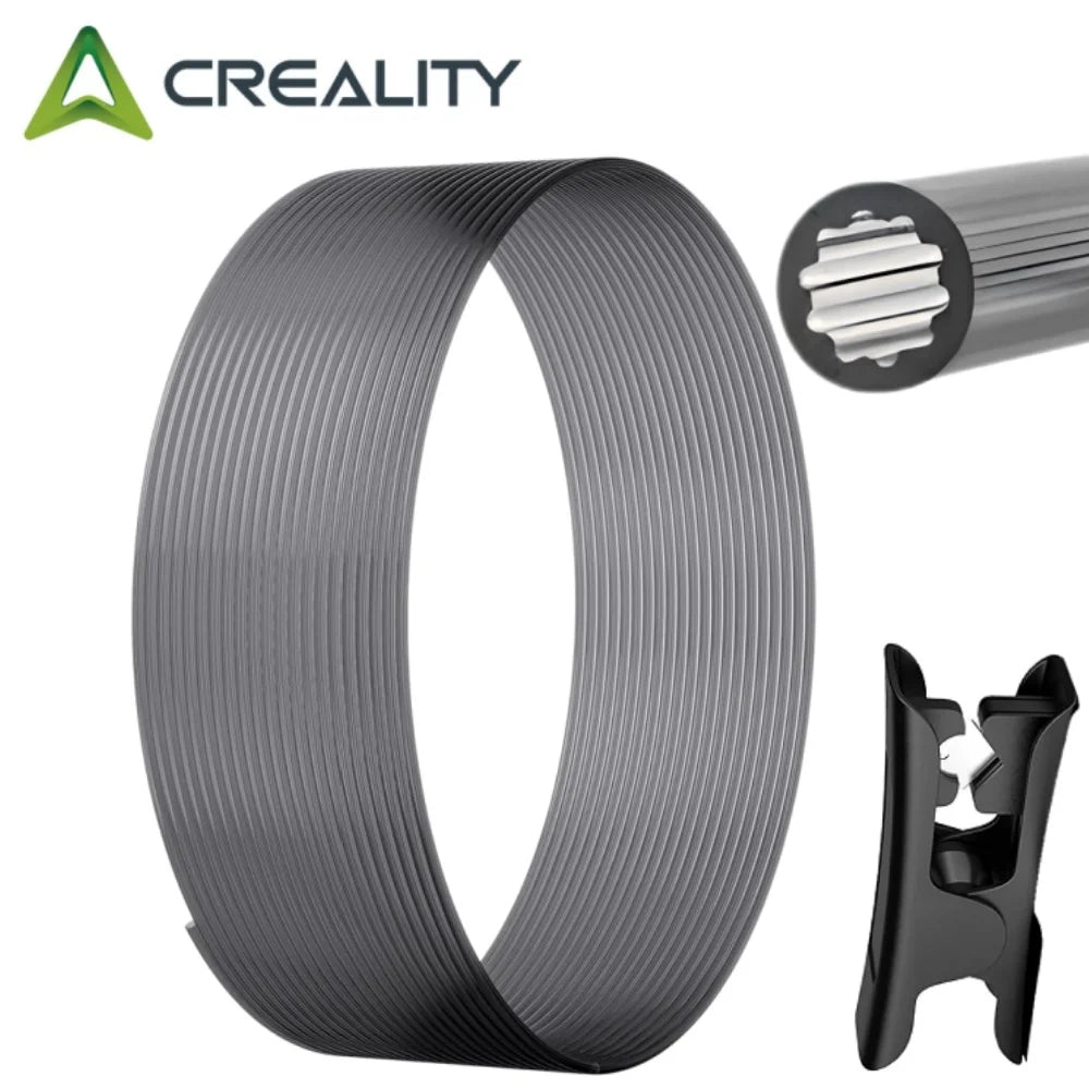 Upgraded Low-Resistance Star Shaped Materials PTFE Tube4mm OD Teflonto Ultra-Smooth Flow DIY 3D PrinterFor BambuLab AMS Creality