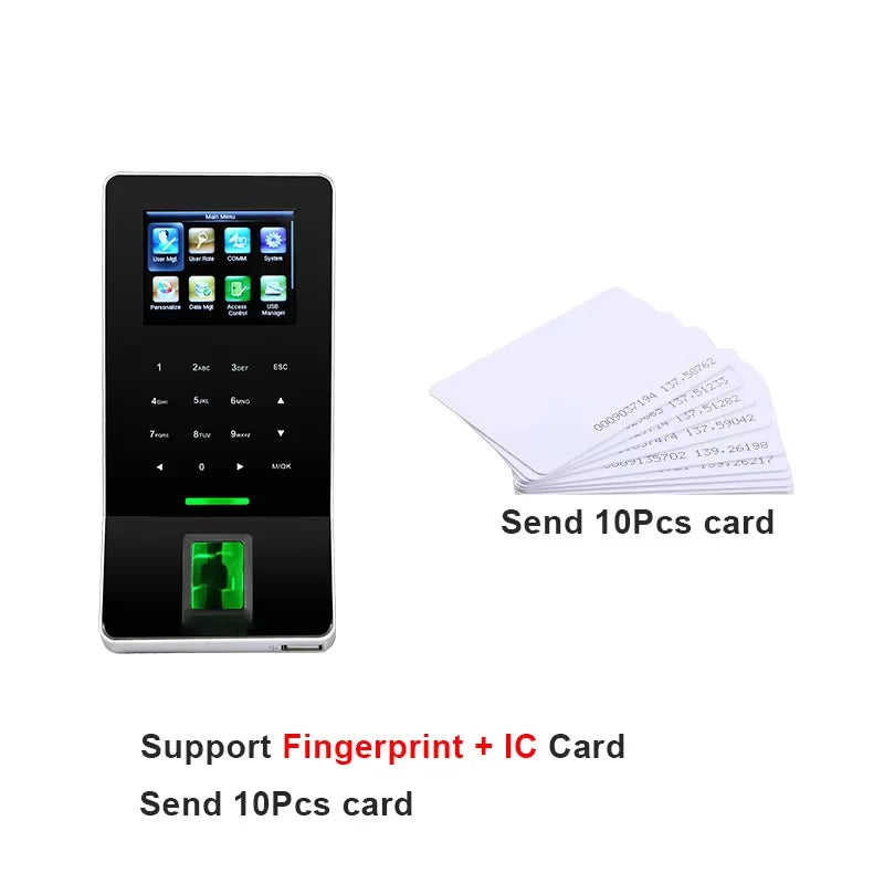 Docházkový terminál ZKTeco na otisky prstů s Wi‑Fi a 3000 šablonami