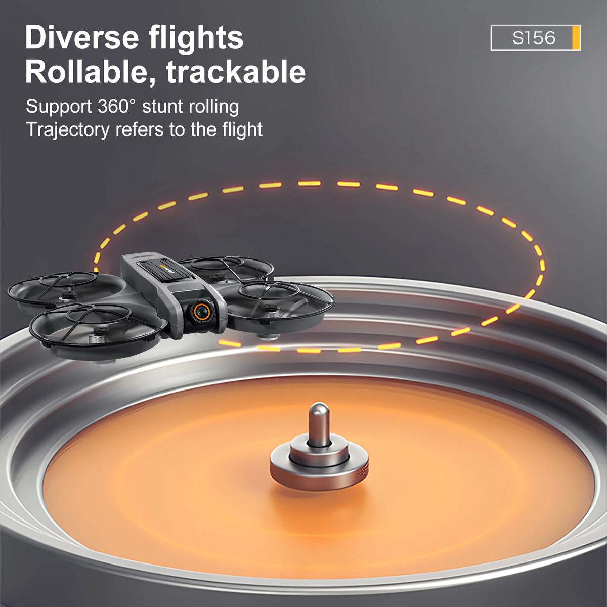 2026 New S156 Quadcopter Aircraft Drone 8K Professional Camera Drone 5G WIFI FPV 4.5 Inch Large Screen Remote Control RC Dron