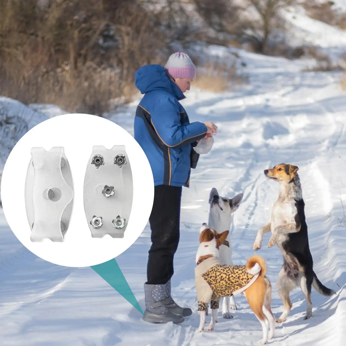 Protetores para Hielo y Nieve con Tajo Deslizante, Paquete