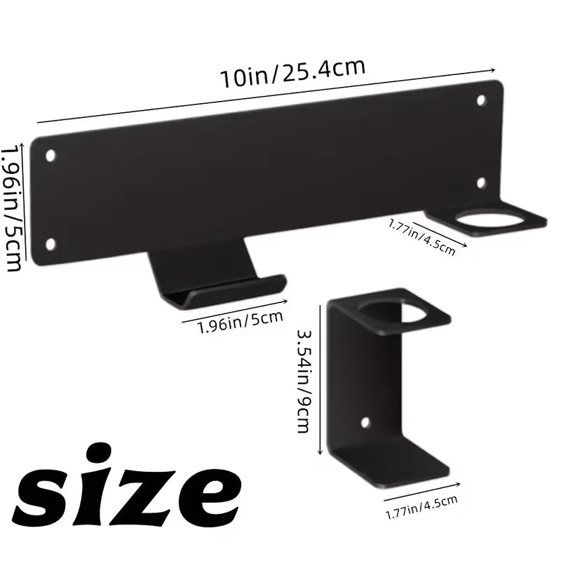 Wall-Mounted Trolley Jack Bracket in Iron
