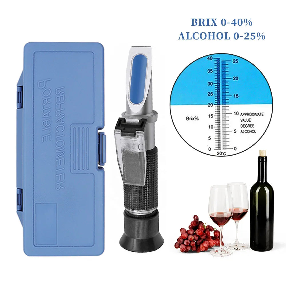 0-40% Brix Handheld Refractometer