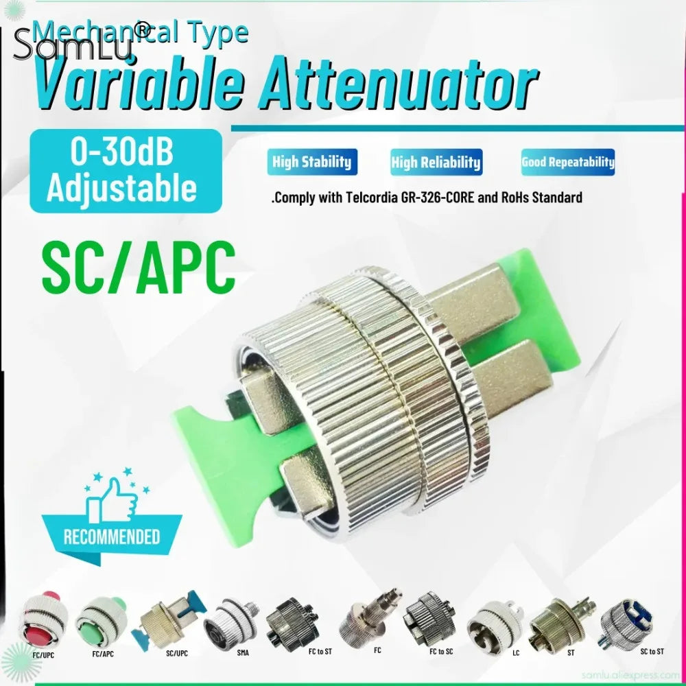Variable Fibre-Optic Attenuator Options