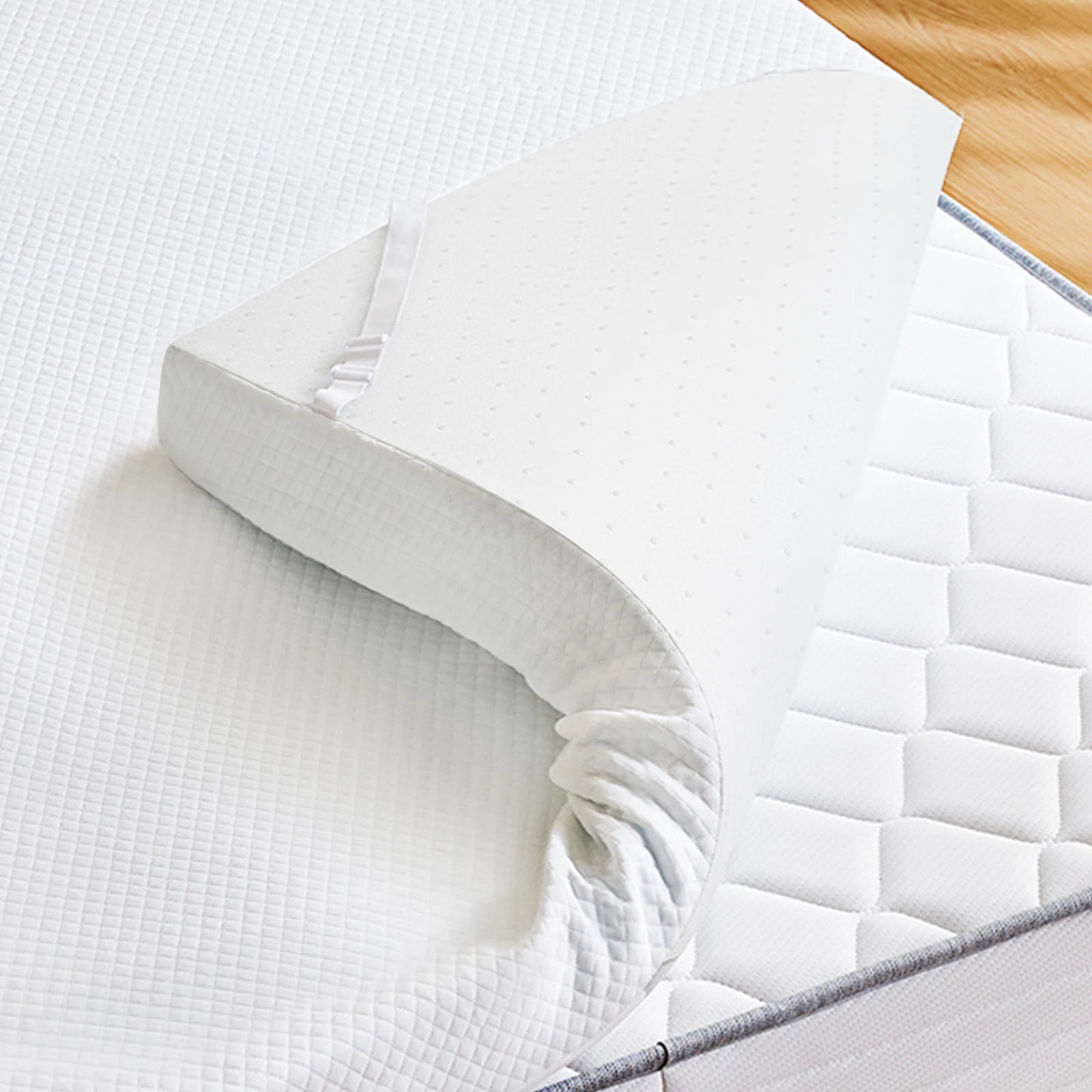 4 Inch Gel Memory Foam Mattress Topper with Cooling Cover Full