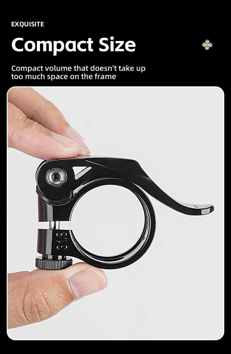 Quick Release Bicycle Seat Post Clamp Aluminum Alloy Bike Seat Clamp
