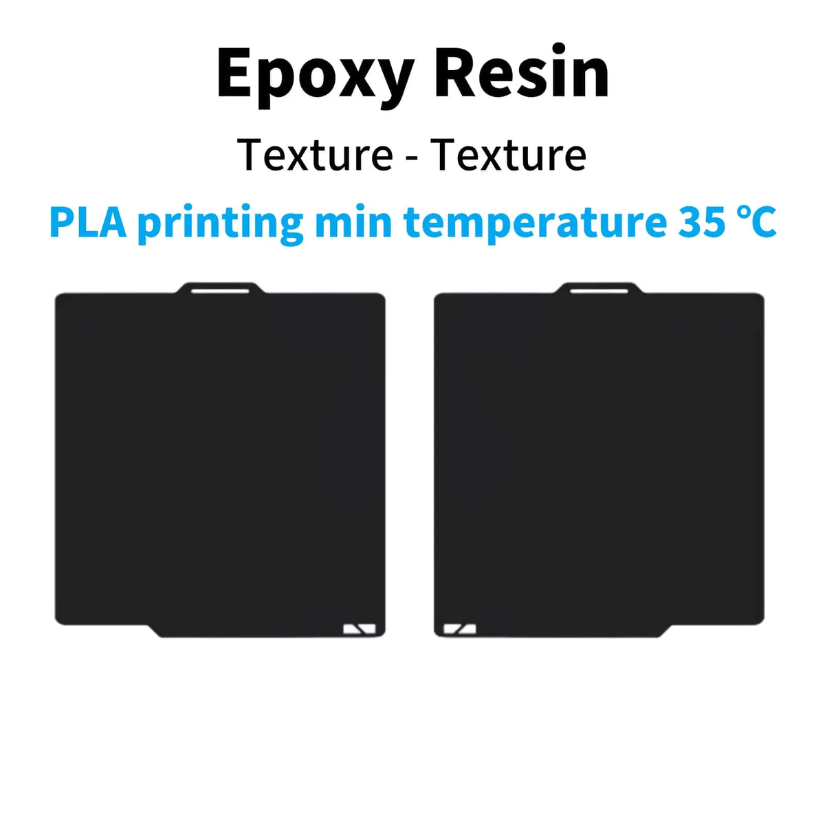 257 x 257 mm 3D Printer Build Plate - Surfaces