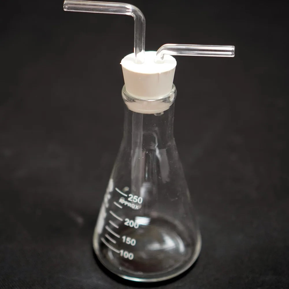 Conical Glass Gas Washing Bottle