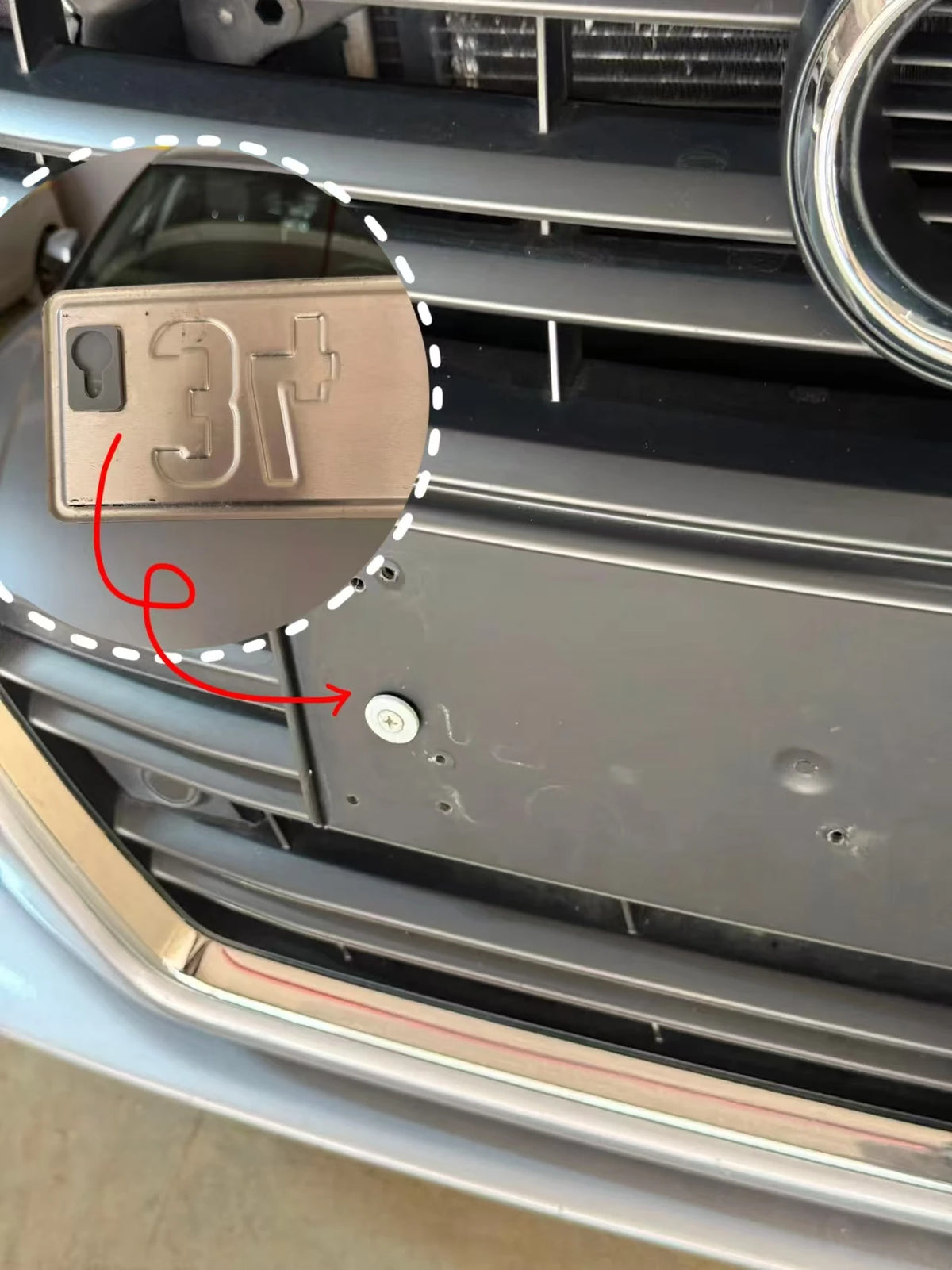 Universal Detachable License Plate Bracket Plastic Material Auto Exterior Accessory Quick Release For Fast Assembly&Disassembly
