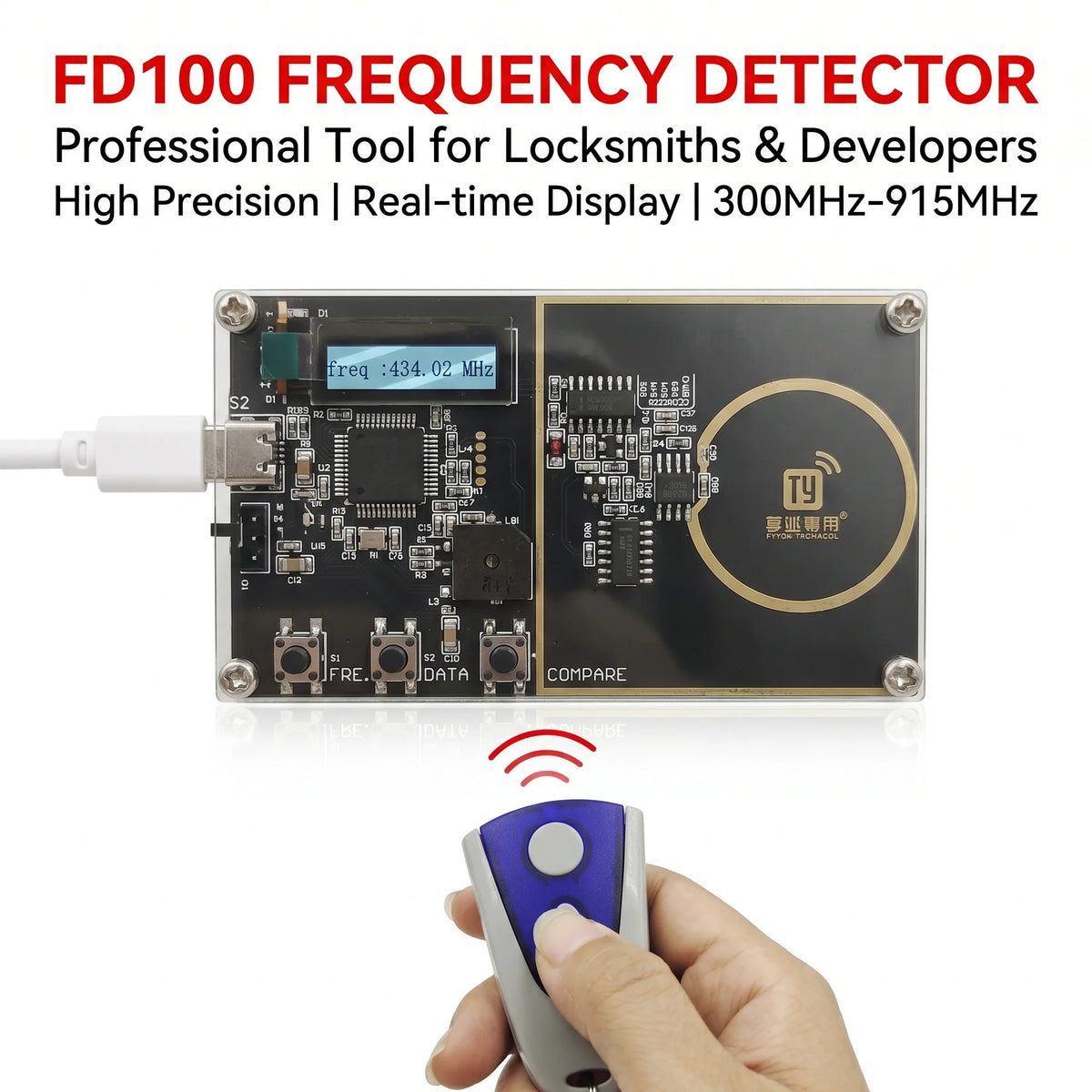 FD100 Fernbedienung Frequenztester