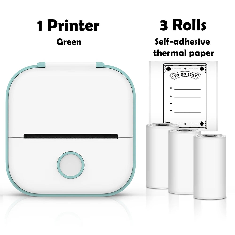 Mini drukarka termiczna Bluetooth Phomemo T02, 53 mm