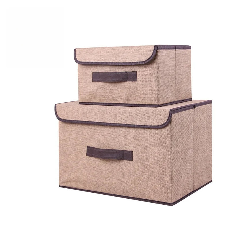 Folding Fabric Storage Box, Size and Colour Options