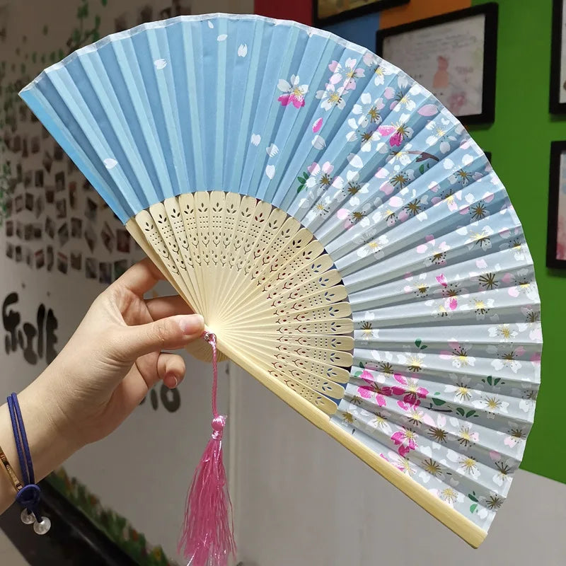 Folding Bamboo Hand Fan in Chinese Style