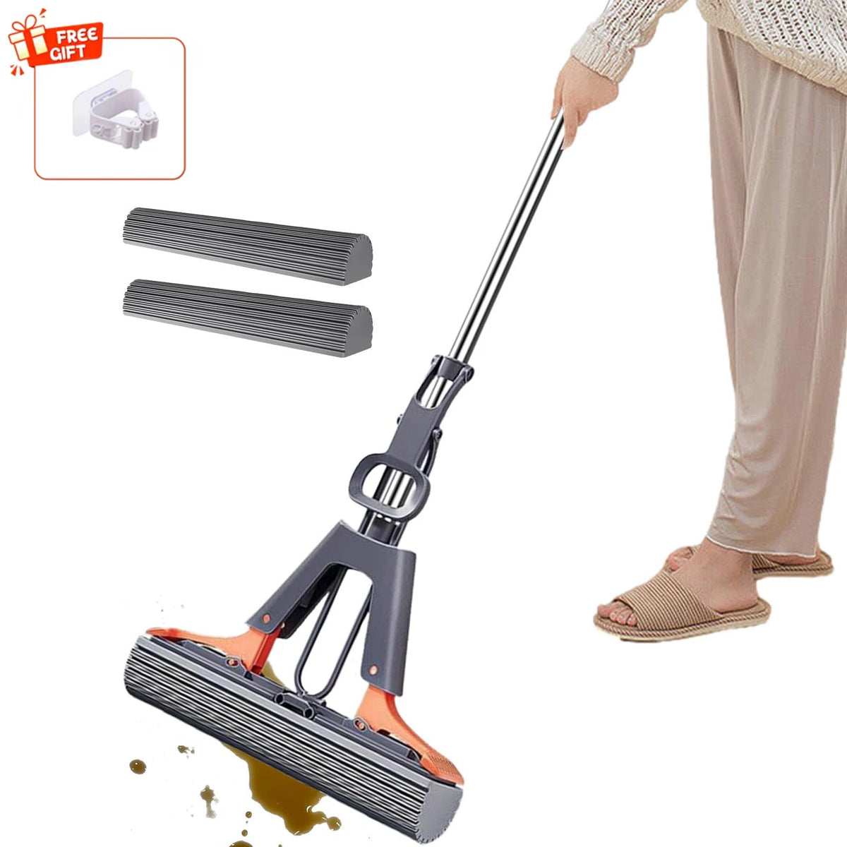 Mop z gąbką PVA z głowicą 28 lub 34 cm