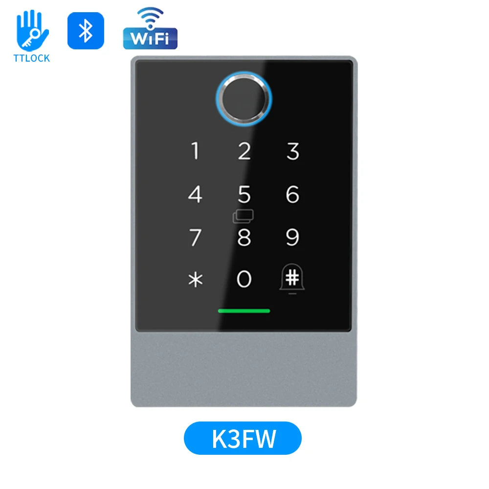 Έξυπνη Κλειδαριά Πόρτας με WiFi & Bluetooth και Πληκτρολόγιο, με Έλεγχο Πρόσβασης μέσω Εφαρμογής