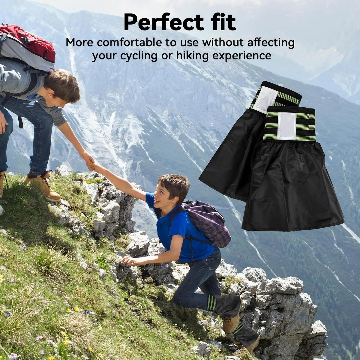 Adjustable Trail Running Ankle Gaiters, Pair
