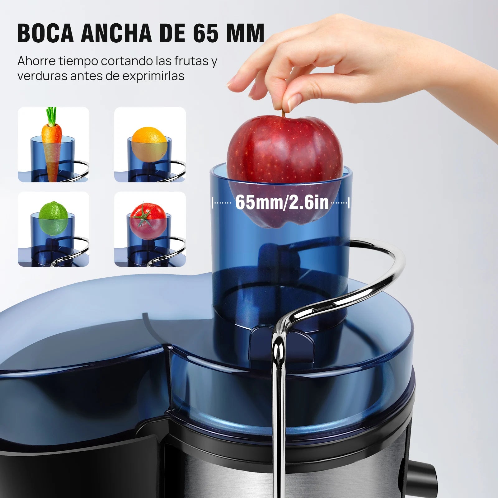 DayPlus 900W Centrifugal Juicer for Whole Fruits and Vegetables