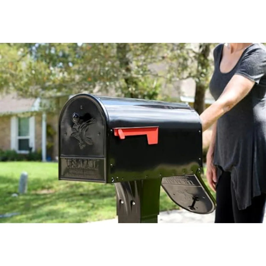 Large Capacity Double Door Mailbox – Secure Iron Outdoor Mailbox