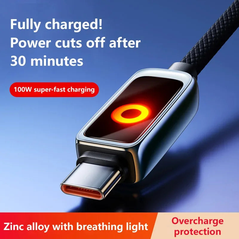 Braided USB-C Charging and Data Cable, 1m or 2m
