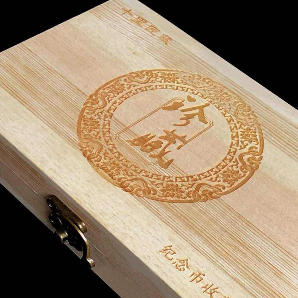 30mm Coin Capsules with Wooden Storage Case