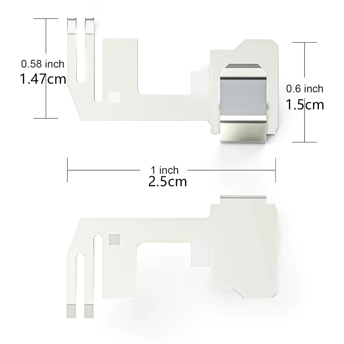 Batterijcontactset voor compatibele Fluke-multimeters