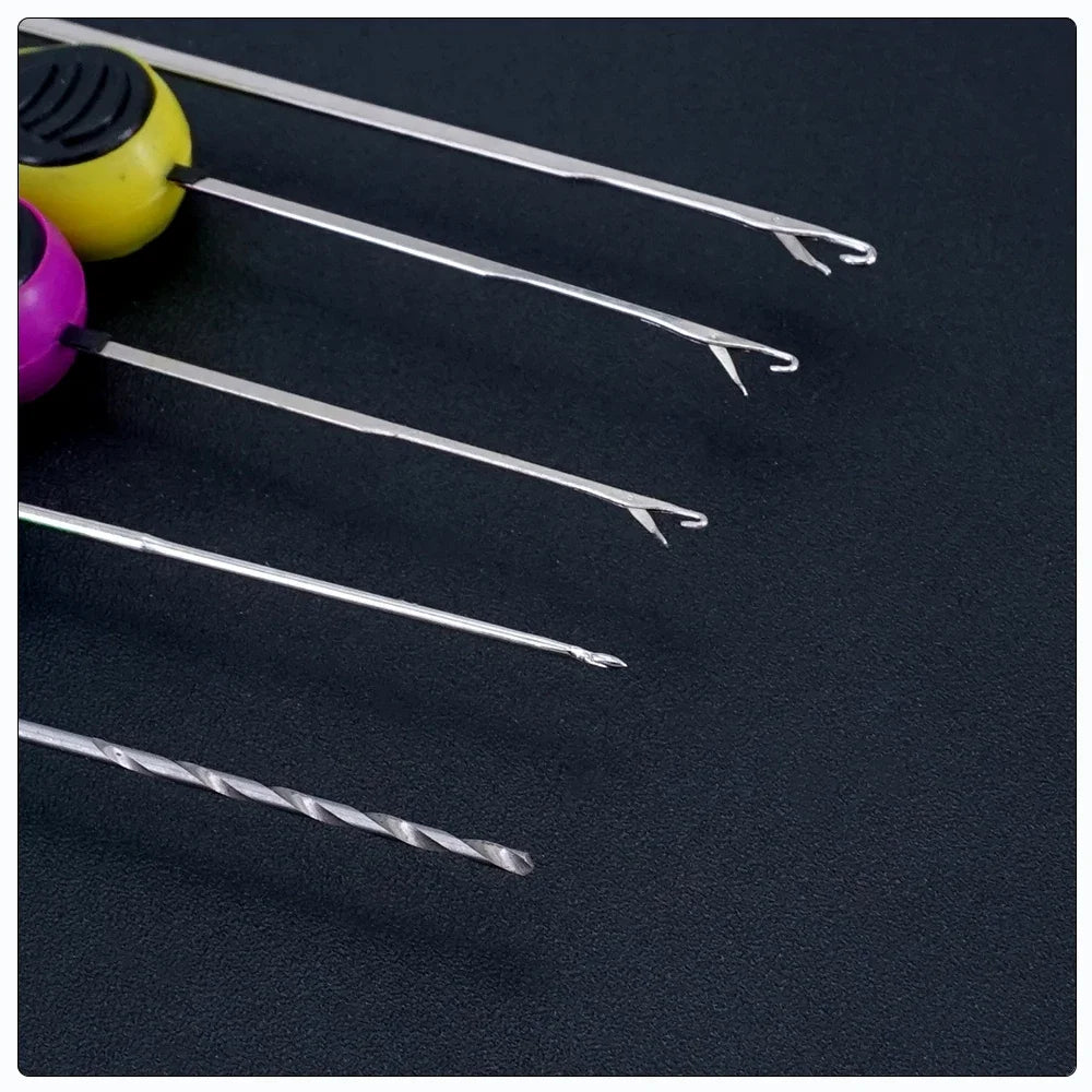 5x Ferramenta de Pesca de Carpete Acessórios de Gatilho de Iscas Conjunto de Agulha para Boilie Pop Up Rigs BT20 Gancho de Carp Rig Ferramentas de Montagem de Acessórios