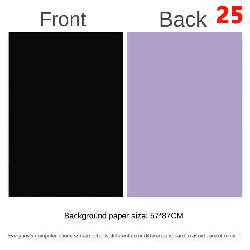 Double-Sided Product Photography Backdrop, 57 × 87cm