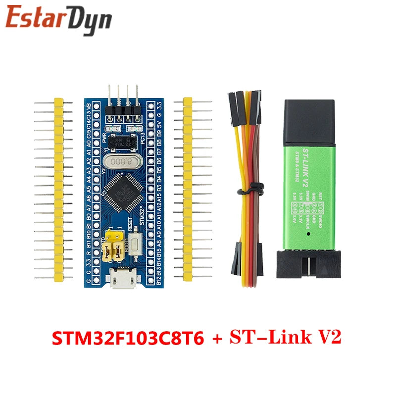 Možnosti vývojovej dosky STM32 a programátora ST-Link V2