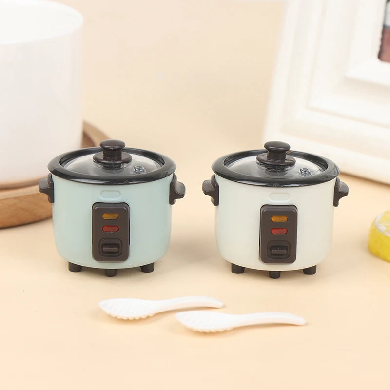 1:12 Dollhouse Rice Cooker with Spoon, Miniature Only