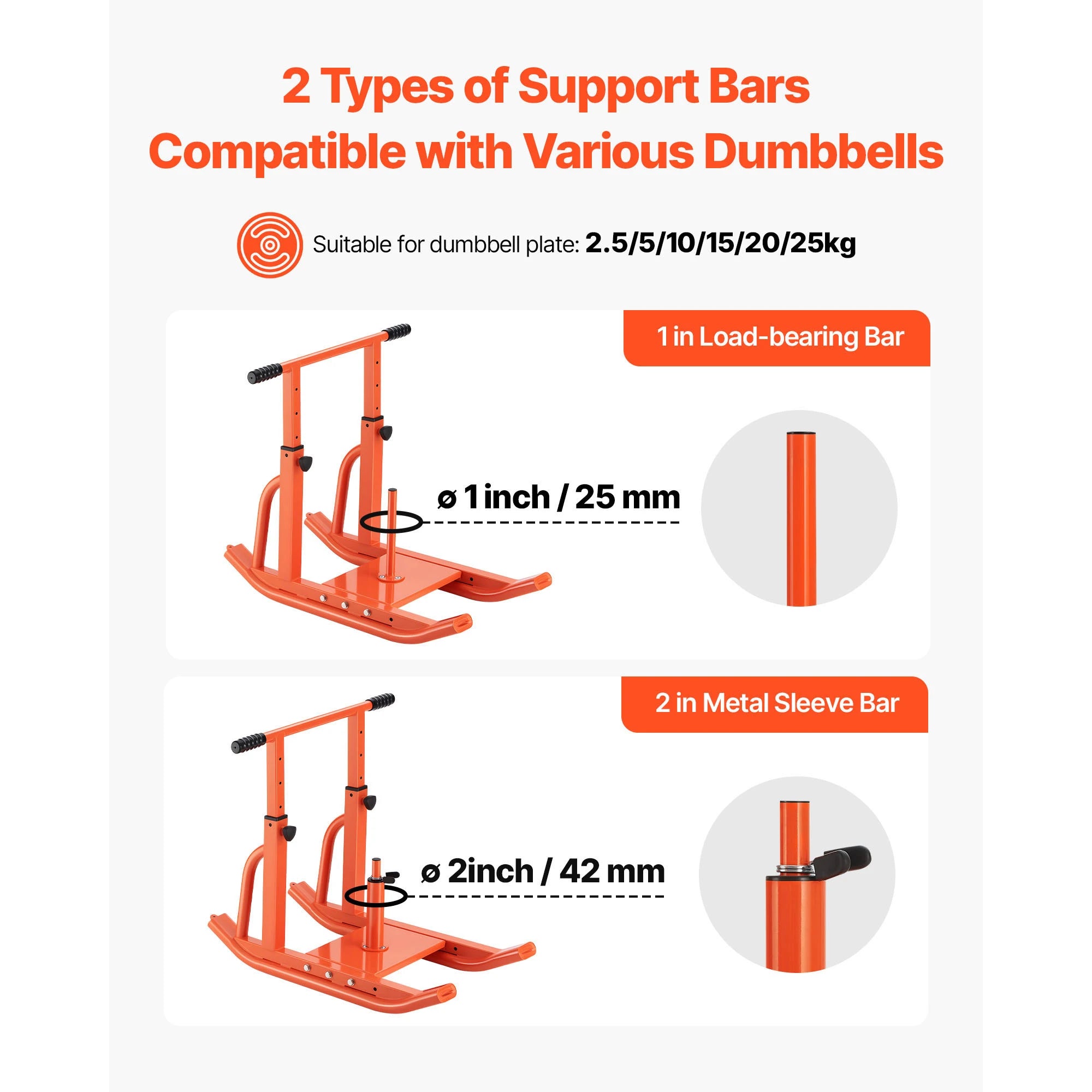 SucceBuy Weight Sled Steel Power Sled Fitness Training Sleds for Exercise with Adjustable Height Handle with 1/2 in Orange/Black