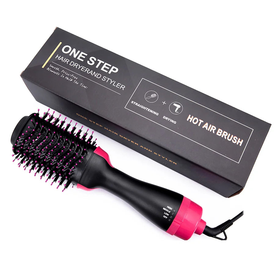 Multi-Function Hair Dryer Brush Blow Dryer Brush 4 In 1 Styling Tools Styler Volumizer Hot Air Straightener Brush For All Hair