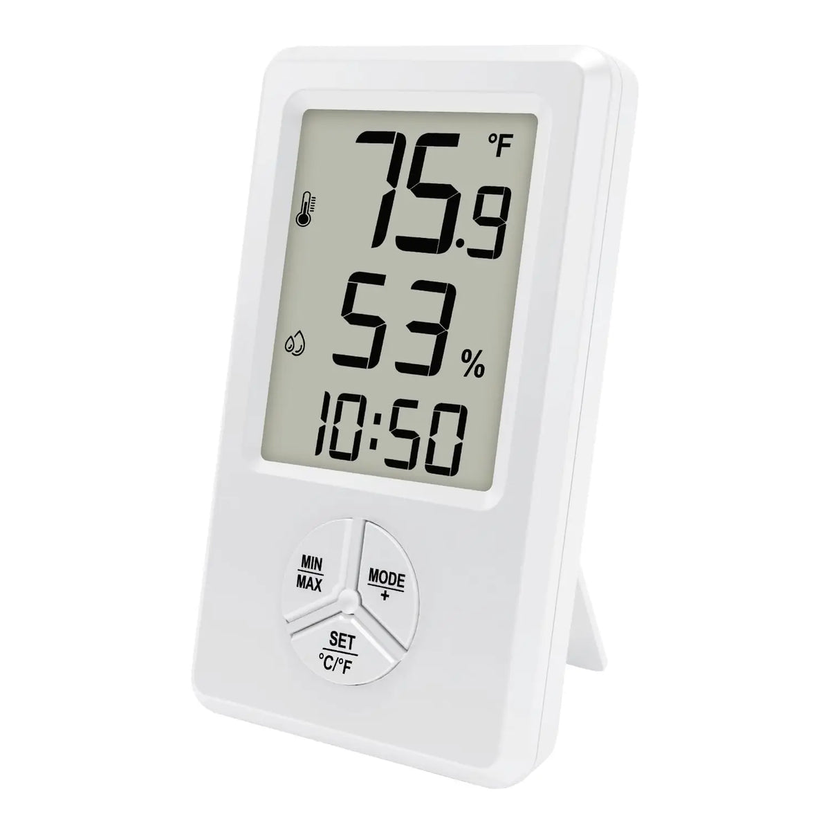 Backlit Room Temperature and Humidity Monitor