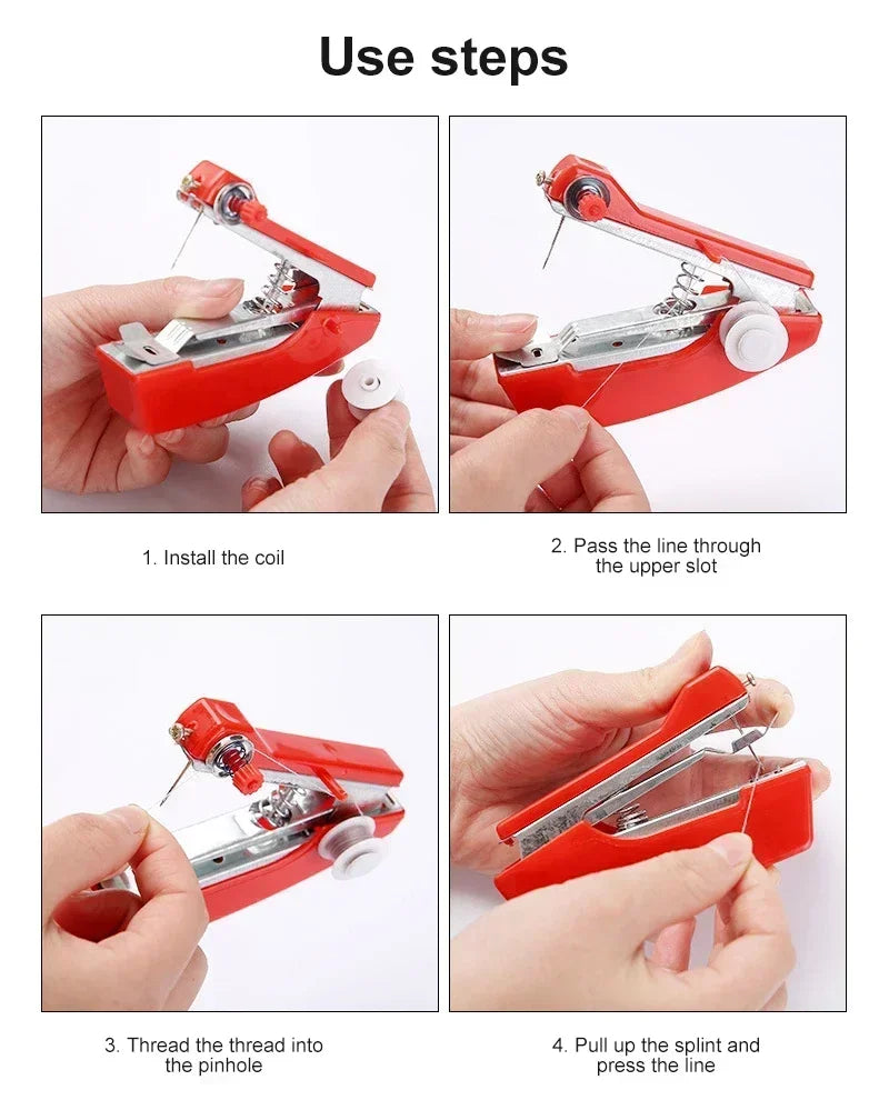 Portable Manual Sewing Machine Mini Handheld Stitch Tool