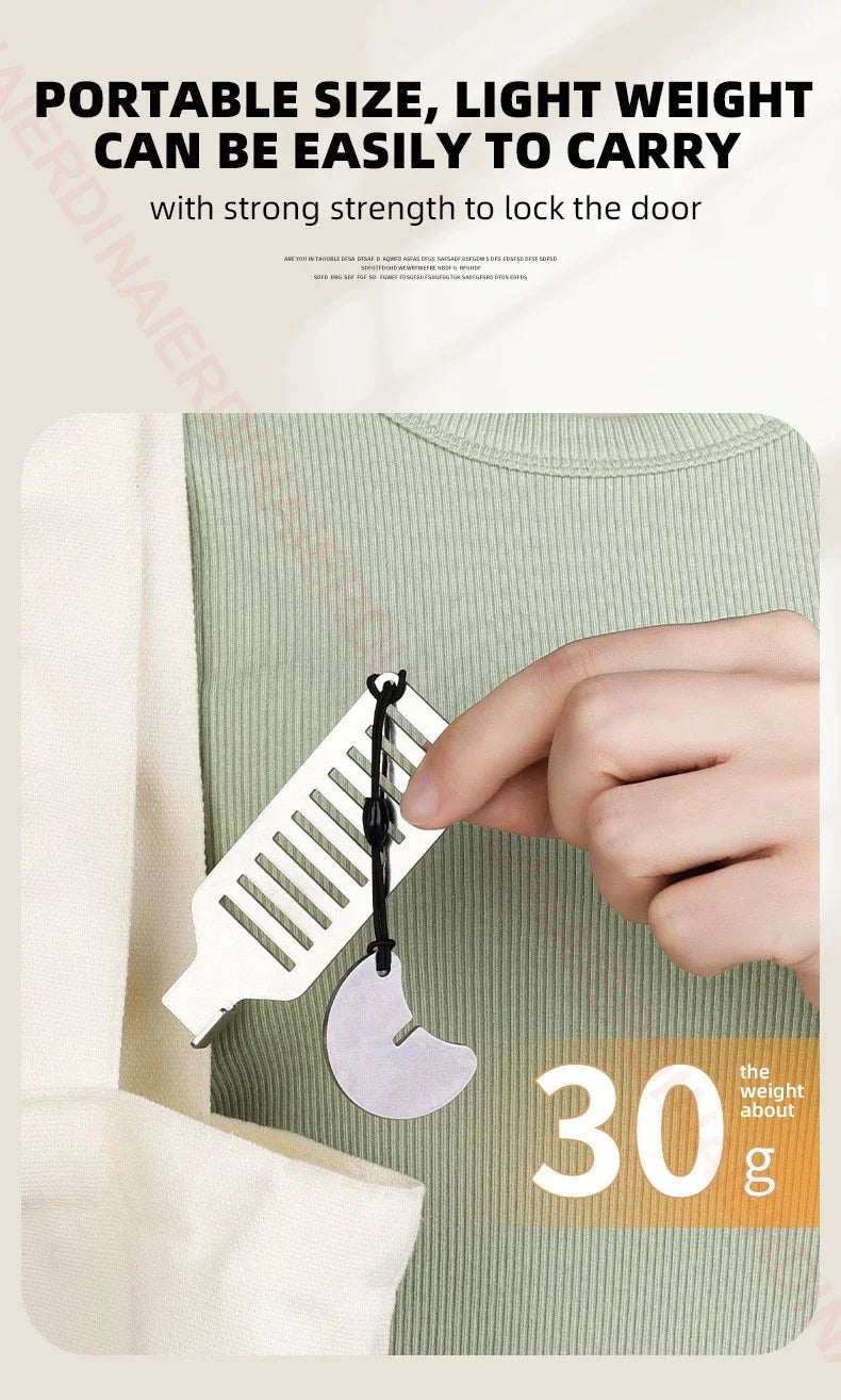 Stainless Steel Portable Door Lock