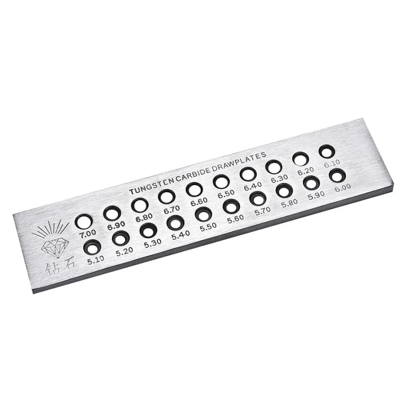 Round Wire Drawplate - Aperture Range Options