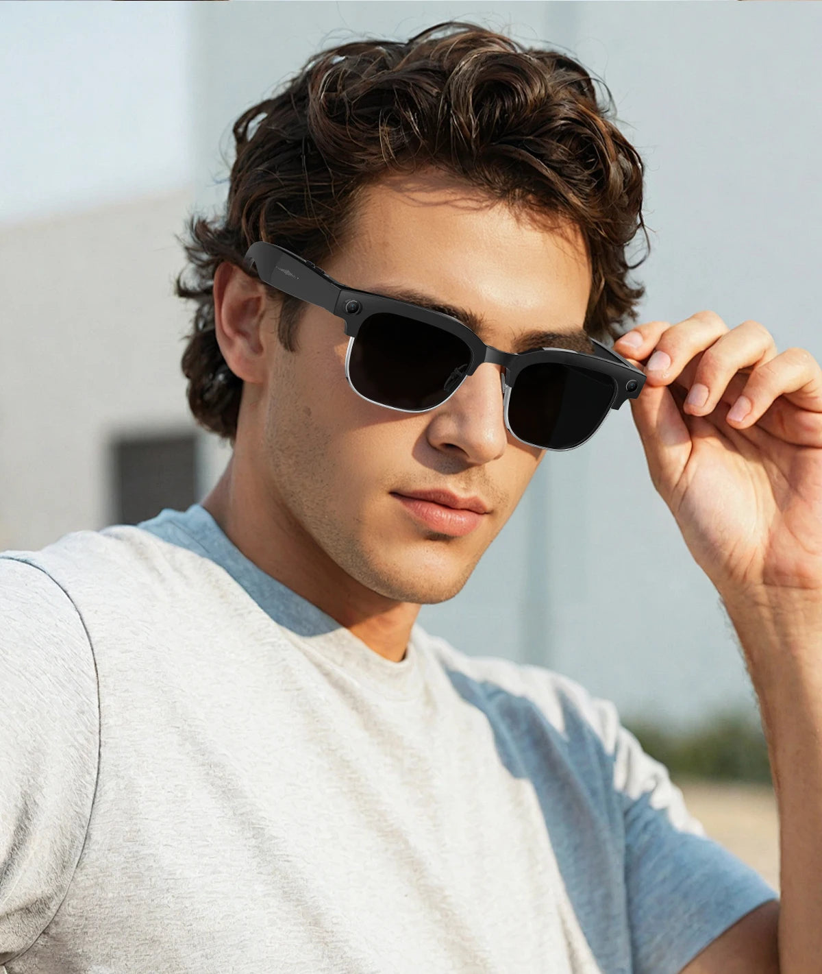 AI Smart Glasses with Camera, Calls, Translation & Audio