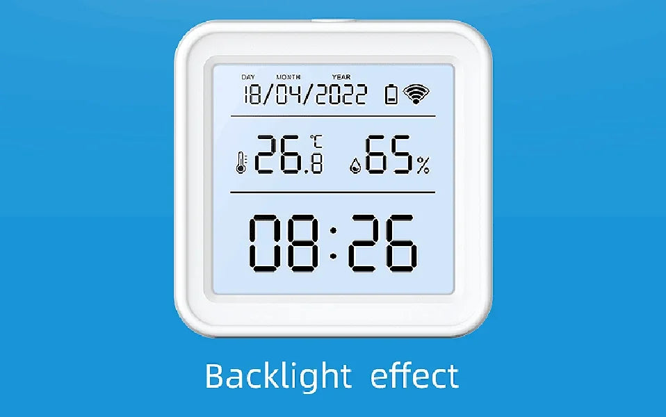 Tuya Zigbee WiFi Temperature Humidity Sensor Hygrometer Thermometer Detector Smart Life Remote Control Support Alexa Google Home