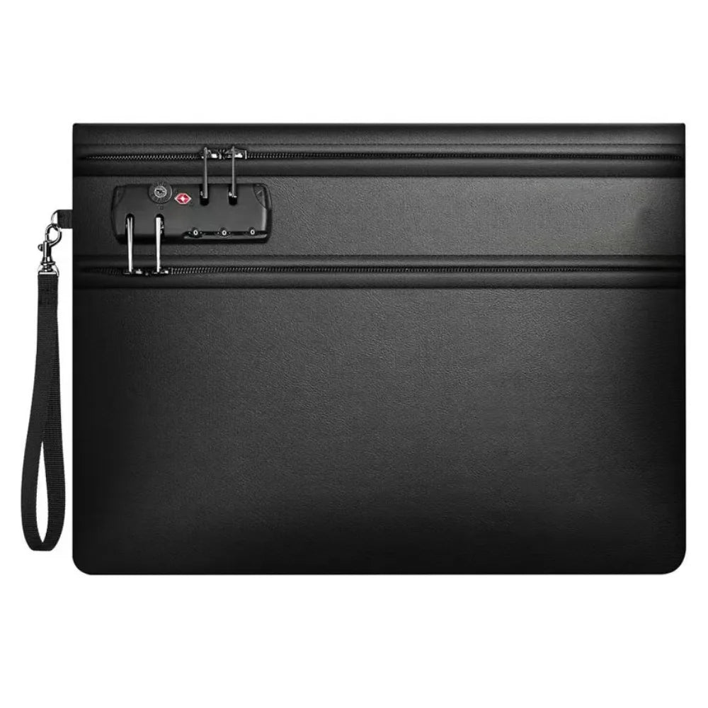 Lockable Document Bag, 36 × 26cm, Reflective Options
